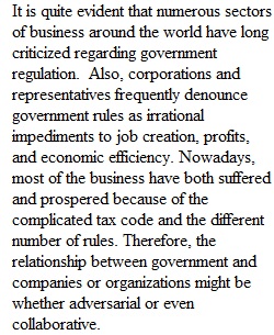 Chapters 4 and 5 - Business and the Government